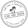 Pink and Green Lawn Care and Landscape