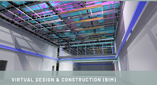 (BIM) From clash detection to pre-coordinated problem-solving, our virtual design and construction experts draw from their in-the-field experience to match the right tool to the job.