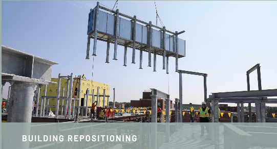 Competition for space is fierce in cities across the globe. With little room—or time—to build new, creating modern, functional spaces out of existing buildings is critical. That’s where we can help.